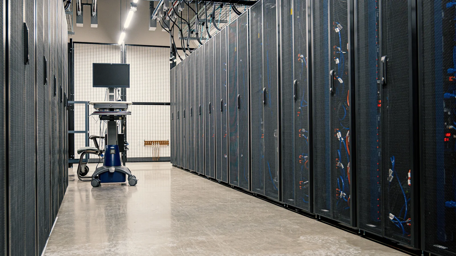 Serverinfrastruktur in einem deutschen Rechenzentrum